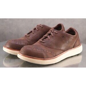Red Wing Worx Women's Steel Toe Oxfords Shoes Size 8.5 (W) Wide Leather 5145